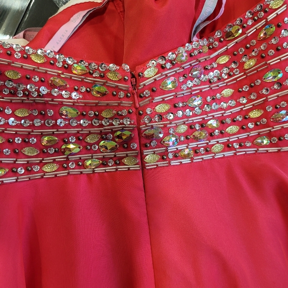 Blush prom dress evening gown - Picture 7 of 7